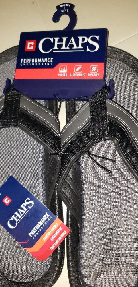 New Chaps Mens slides/sandals